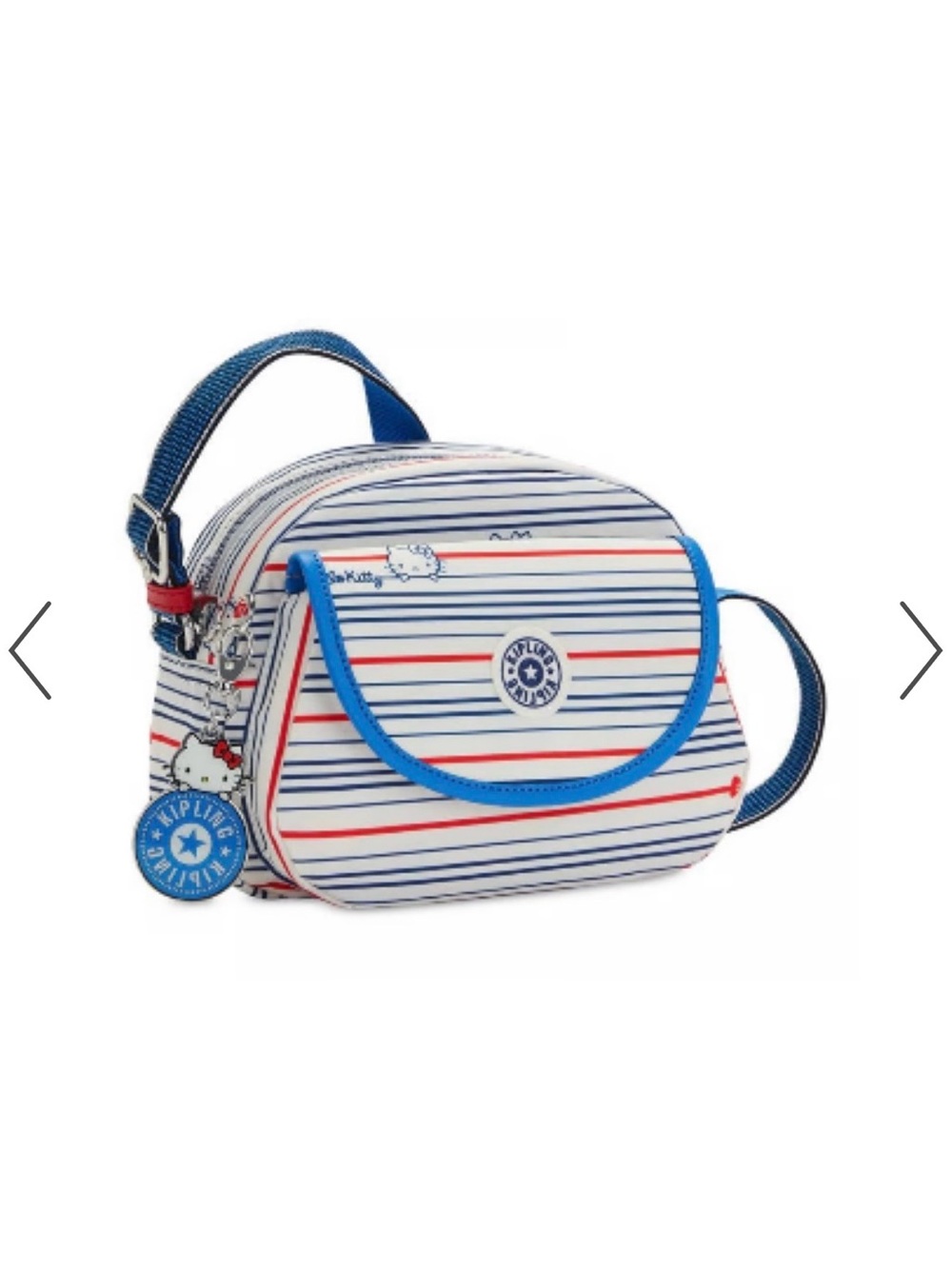 Kipling Collab w/ Hello Kitty Crossbody with Blue Trim